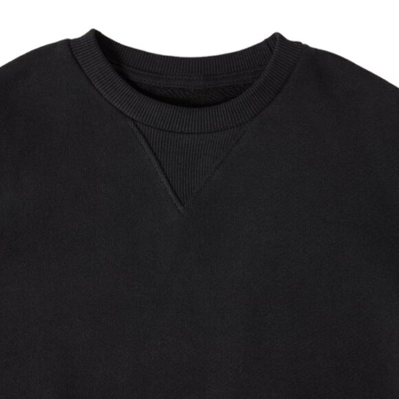 ZARA Kids | Black | PLAIN V-NOTCH SWEATSHIRT - Picture 2 of 4